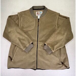 Vintage HERTERS Convertible Men's 2XL Fleece Jacket Vest‎ Hunting Outdoors
